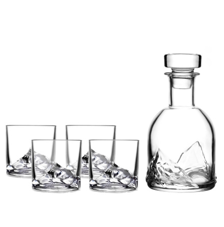 LIITON Whisky Set Everest Glas & Decanter