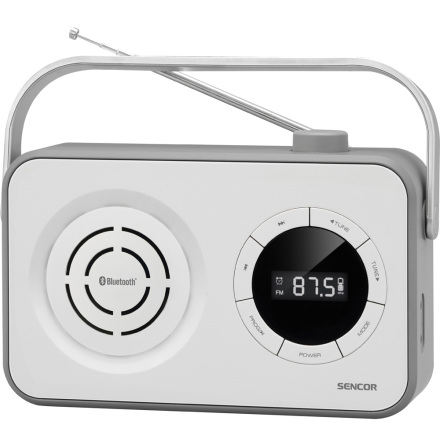 SENCOR Portabel FM Radio med Bluetooth och Micro SD